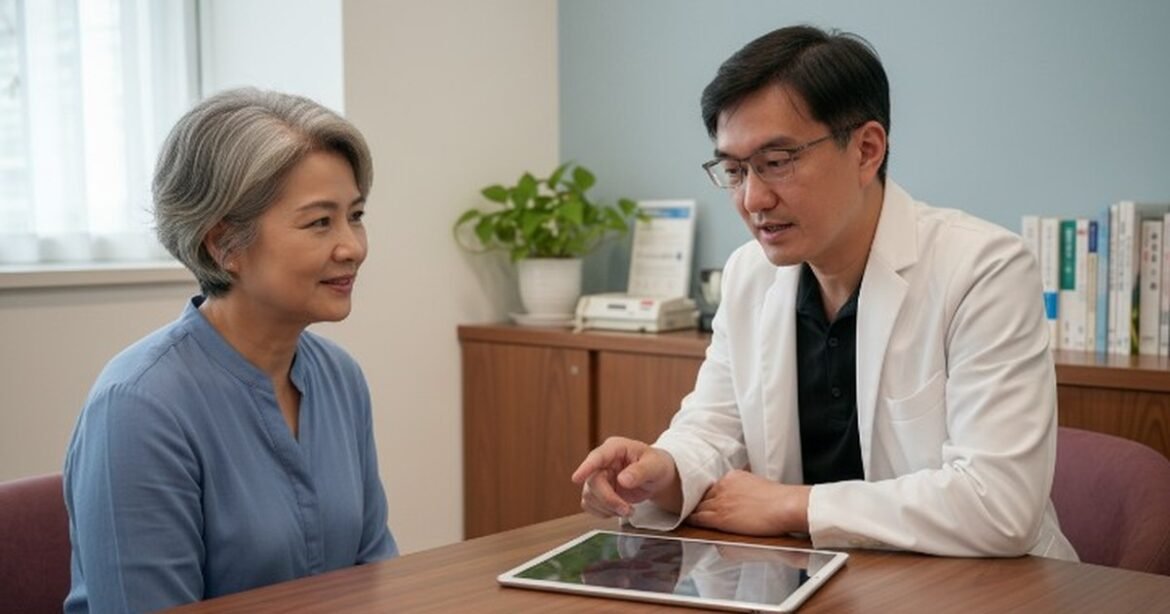 外國人來台醫美受歡迎的原因與療程選擇，展示療程過程中的專業醫師與患者互動。