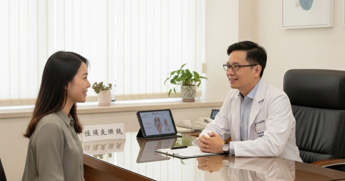 吳芮醫師講解肝斑預防，強調日常作息與保養的重要性。